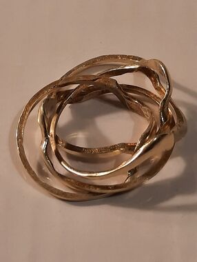 14Karat Solid Gold Puzle 4 Rings In One